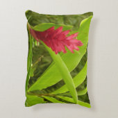 アカショウガの花（アルピニア）熱帯産 アクセントクッション (裏面(縦))