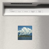 アカスカ州旅行記念冷蔵庫用マグネット マグネット (インサイチュ (食洗機))