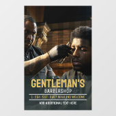 アカスタマイズフリカのバーバーショップビジネス ウィンドウサイン (シート)