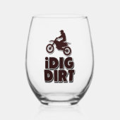 アカスバストス ステムなしワイングラス (正面)