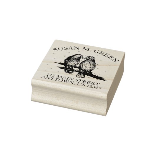 アカタカのロブバード雪の鳥アドレス ラバースタンプ (スタンプ)