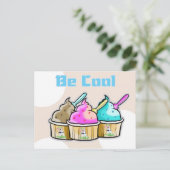 アカッコいいイスクリーム ポストカード (スタンド正面)