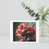 アカツツジ ポストカード (スタンド正面)