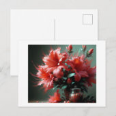 アカツツジ ポストカード (正面/裏面)