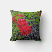 アカツツツジの花 クッション (正面)