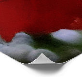 アカツツツジの花 ポスター (角)