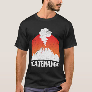 アカテナンゴTシャツ火山噴火シャツ火山 Tシャツ