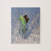 アカディアのウシガエル ジグソーパズル (縦)
