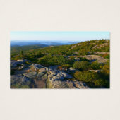 アカディアのキャディラック山頂の朝 (裏面)