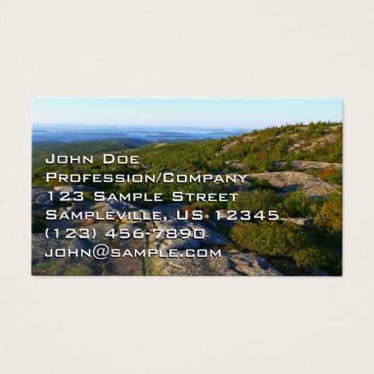 アカディアのキャディラック山頂の朝 (正面)