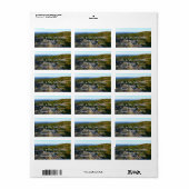 アカディアのキャデラック山頂で見る朝 ラベル (フルシート)