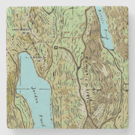 アカディアの地図 ストーンコースター