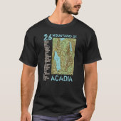 アカディアの地図 Tシャツ (正面)