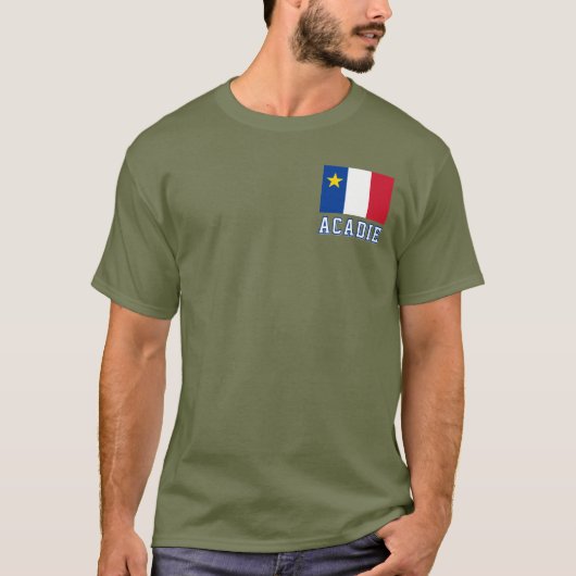アカディアの旗 Tシャツ (正面)