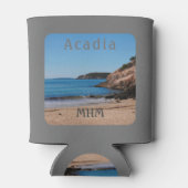 アカディアグレイトサンドビーチナショナルパークメイン 缶クーラー (裏面)