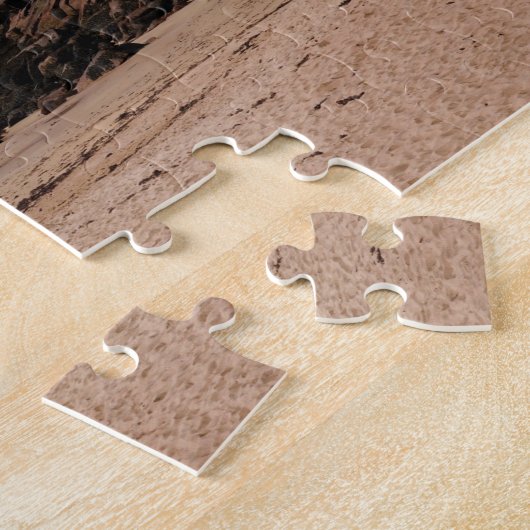 アカディアサンドビーチナショナルパークメイン ジグソーパズル (側面)