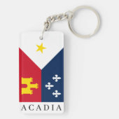 アカディアナ州旗 キーホルダー (裏面)