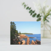 アカディアロッキービーチニアサンダーホール ポストカード (スタンド正面)