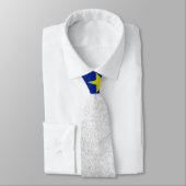 アカディア国動揺して旗 ネクタイ (タイ)