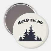 アカディア国立公園お土産マグネット マグネット (正面/裏面)