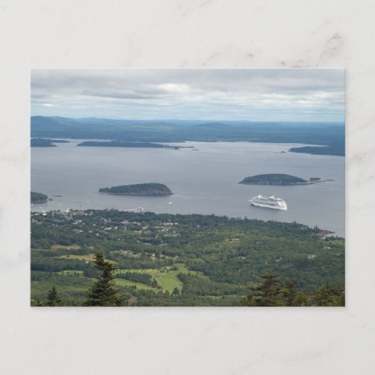 アカディア国立公園から海の探検家 ポストカード (正面)