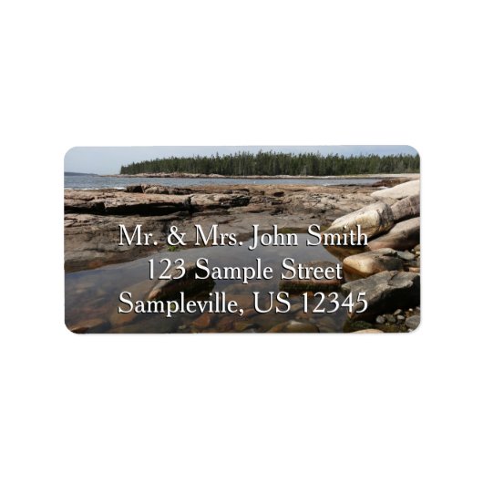 アカディア国立公園のワンダーランドでティデプール ラベル (正面)