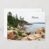 アカディア国立公園の堅牢なメイン海岸 ポストカード (正面/裏面)