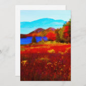 アカディア国立公園の気泡 サンキューカード (正面/裏面)