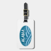 アカディア国立公園アウトドア ラゲッジタグ (正面縦)