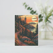 アカディア国立公園アメリカヴィンテージトラベル ポストカード