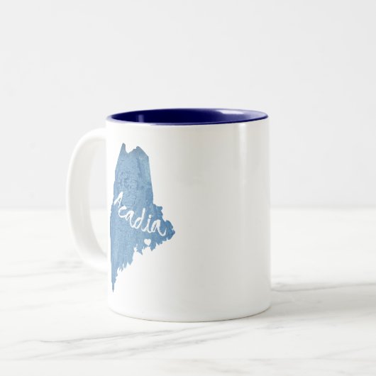 アカディア国立公園ウッドグレイン ツートーンマグカップ (正面左)