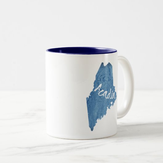 アカディア国立公園ウッドグレイン ツートーンマグカップ (正面右)