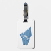 アカディア国立公園ウッドグレイン ラゲッジタグ (裏面縦)