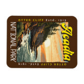 アカディア国立公園オッタークリフ動揺して マグネット (横)