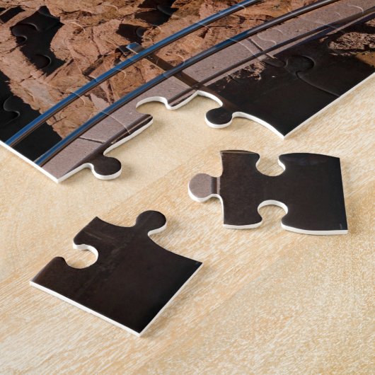 アカディア国立公園カスタムフォトサンダーホール ジグソーパズル (側面)