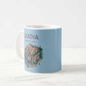 アカディア国立公園カディラックマウンテン コーヒーマグカップ (正面左)