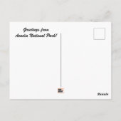 アカディア国立公園サンダーホールポストカード ポストカード (裏面)