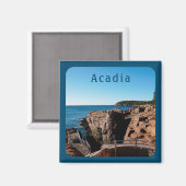 アカディア国立公園サンダーホールメイン マグネット (正面/裏面)