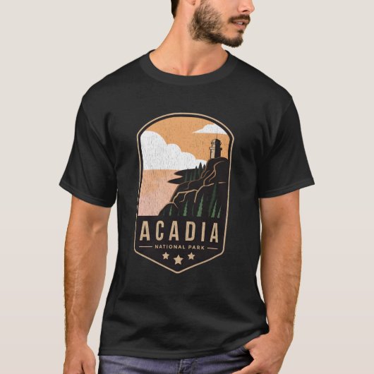 アカディア国立公園ハイキングアカディア Tシャツ (正面)