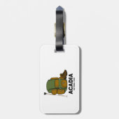 アカディア国立公園バックパック ラゲッジタグ (裏面縦)