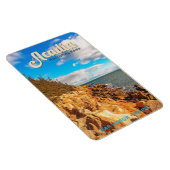 アカディア国立公園バーハーバーウォータカラー マグネット (右側)