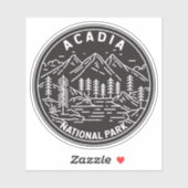 アカディア国立公園バーハーバーモノリン シール (シート)