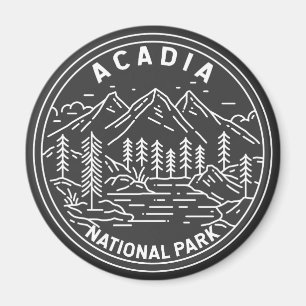 アカディア国立公園バーハーバーモノリン マグネット