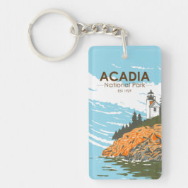アカディア国立公園バーハーバーライトハウス キーホルダー