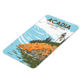 アカディア国立公園バーハーバーライトハウス マグネット (左側)