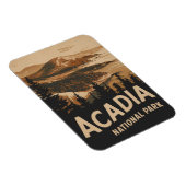 アカディア国立公園バーハーバーヴィンテージアート マグネット (右側)