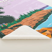 アカディア国立公園バーハーバーヴィンテージ シェルパブランケット (3/4)