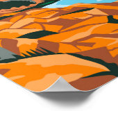 アカディア国立公園バーハーバーヴィンテージ ポスター (角)