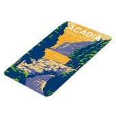 アカディア国立公園バーハーバー海パスメイン マグネット (左側)