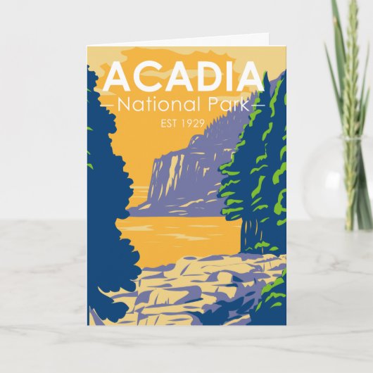 アカディア国立公園バーハーバー海パス カード (正面)